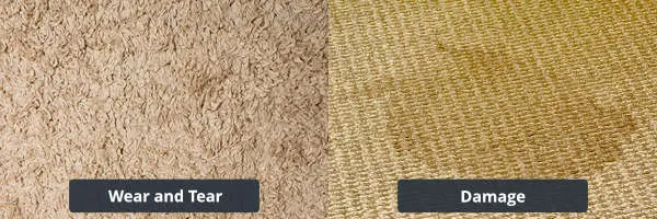 Image of two carpets compared