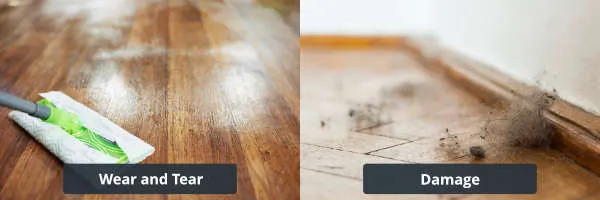 Views of wear and tear vs damage